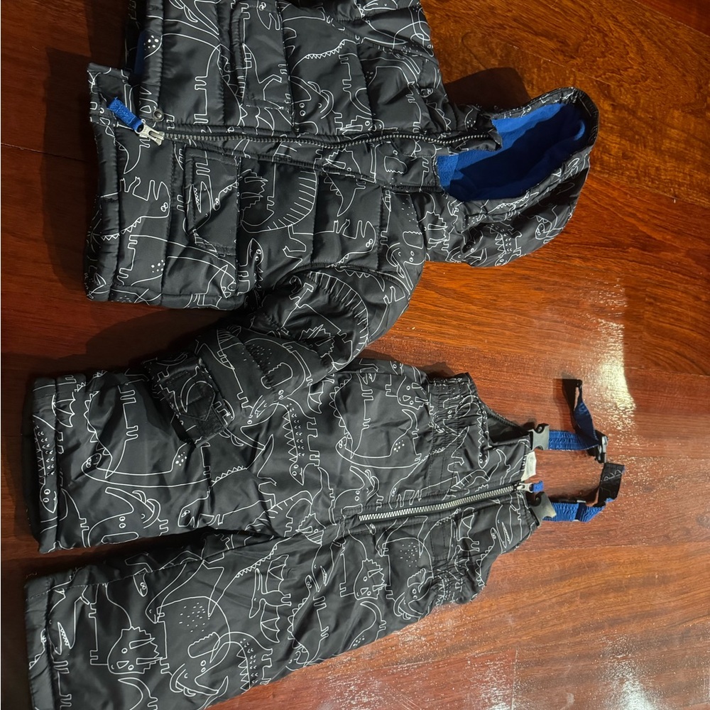 Carter's Black and Blue Puffer Jackets for Cozy Warmth